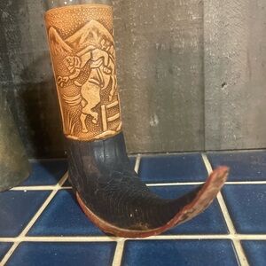 Carved Leather Boot Mexican Shot Glass